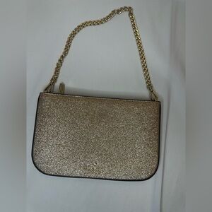 Kate Spade Brand New, New York Glimmer glitter Pochette Purse
